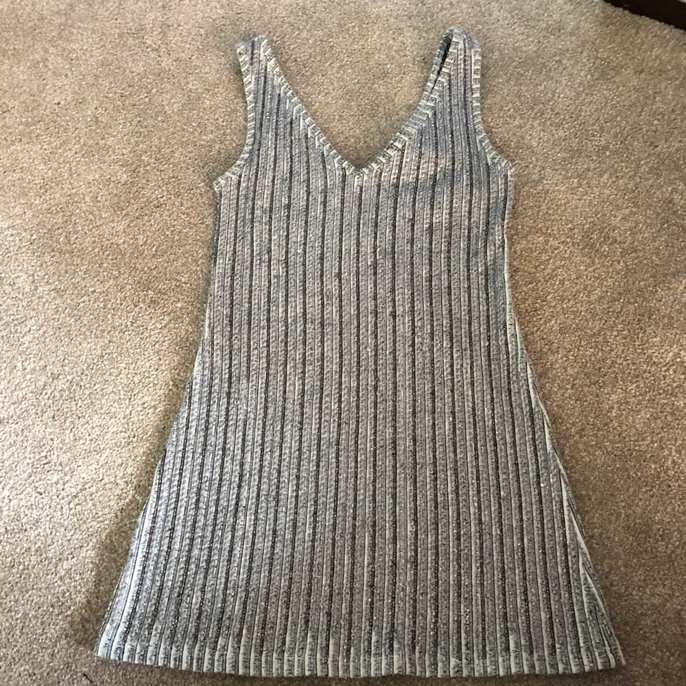 grey sequin dress from topshop